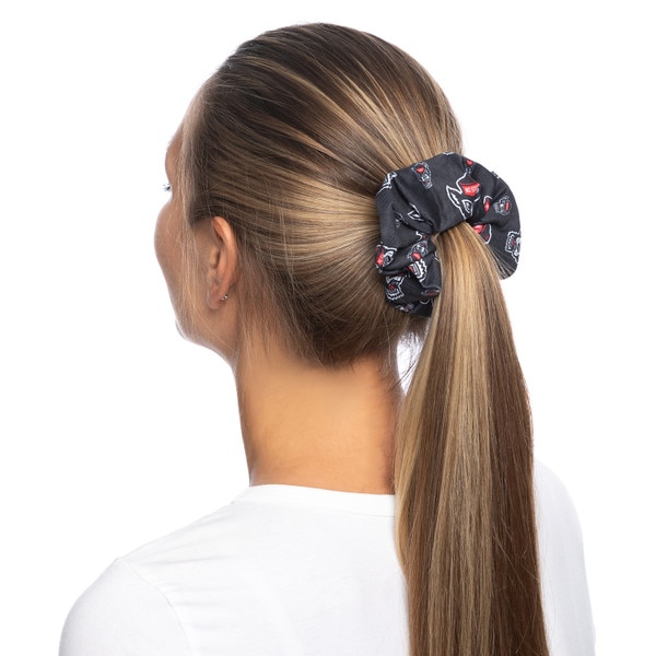 Scrunchie Black with Wolfhead Logo
